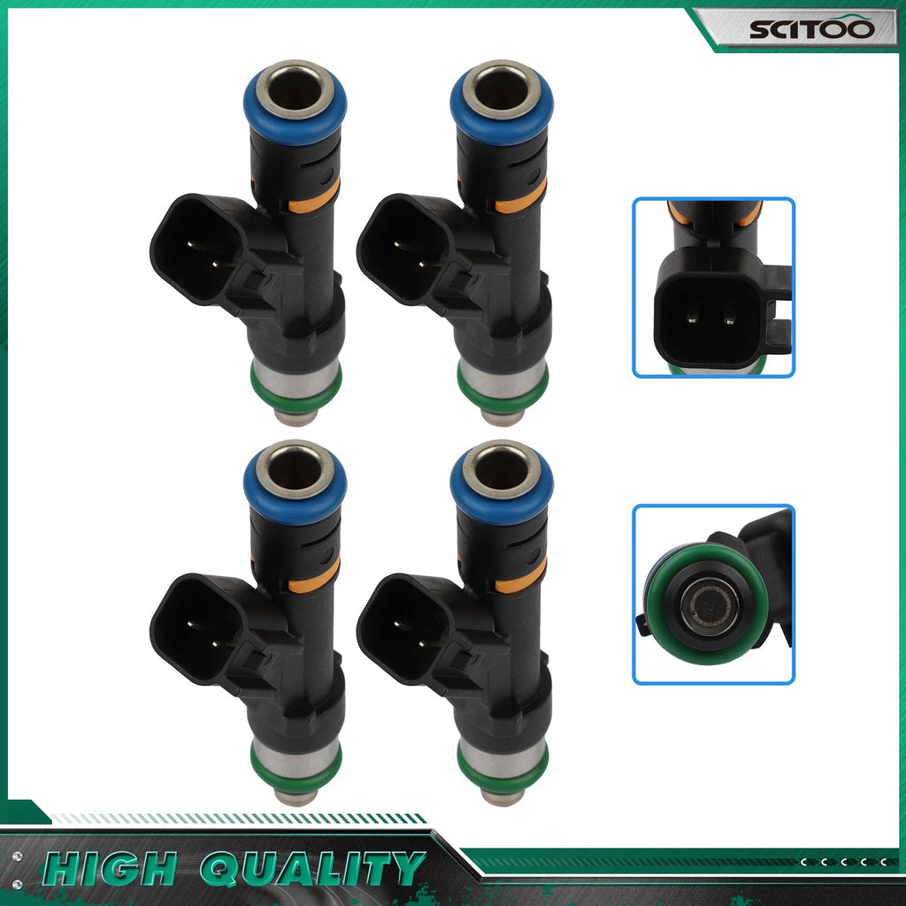 Set of 4 Fuel Injectors for Mazda 3 MX-5 Miata 2.0L 2.3L (2006–2012) Mazda 5 2.3L (2008–2009)