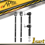 Set of 4 Inner & Outer Tie Rod Ends for Ford Taurus (1986–1995)