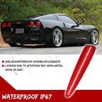Set of 2 LED Rear Bumper Side Marker Lights for Chevy Corvette C6 (2005–2013)