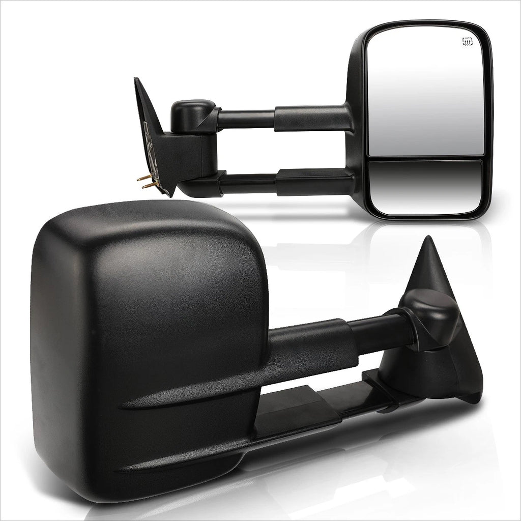 Power Heated Black Side Towing Mirrors for Chevy Silverado/GMC Sierra (2003–2006)