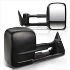 Power Heated Black Side Towing Mirrors for Chevy Silverado/GMC Sierra (2003–2006)