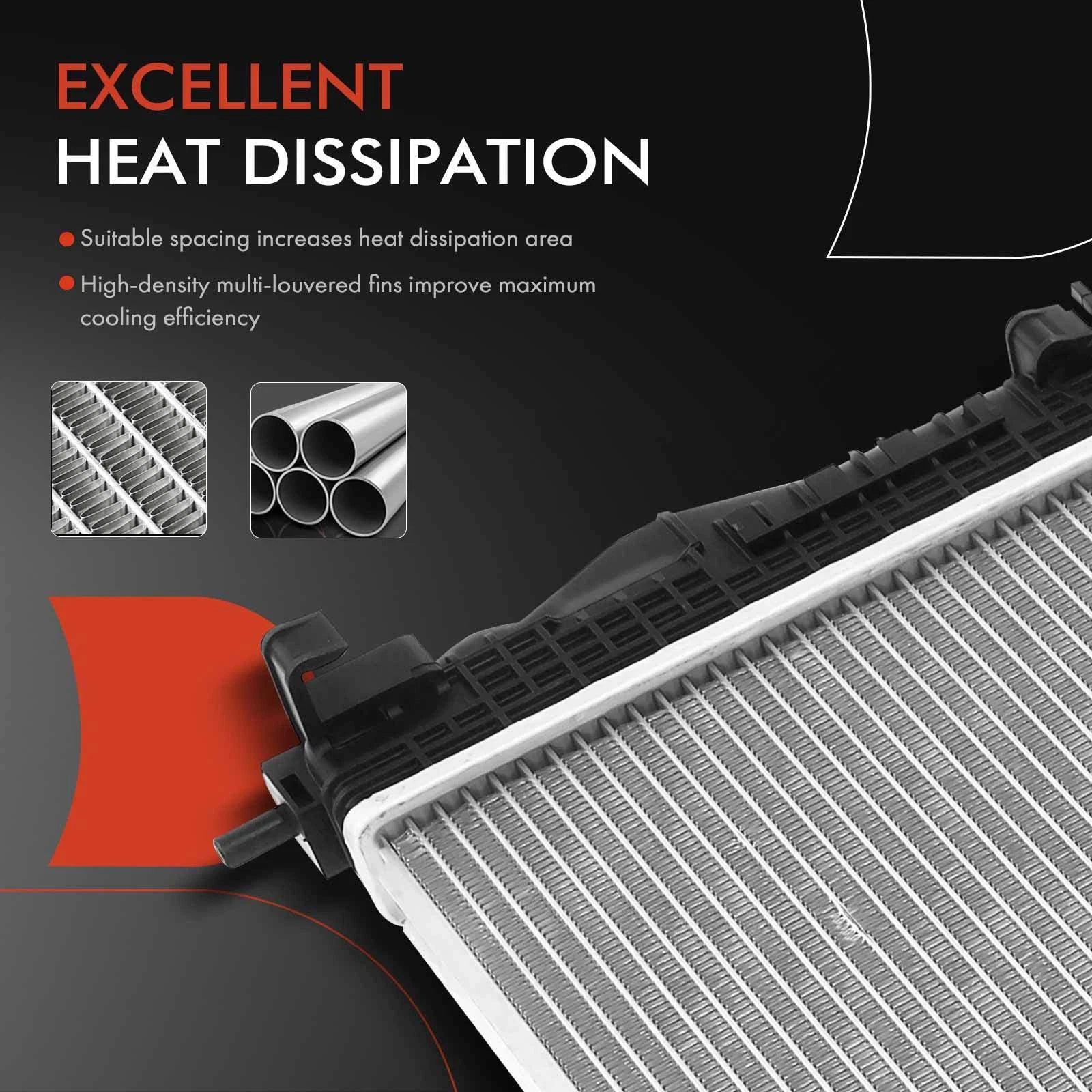 Radiator with Oil Cooler for Buick Cascada (2016–2019) Chevrolet Cruze Limited