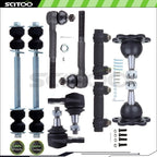 Front Lower Tie Rod End Ball Joint Kit for Chevrolet Tahoe GMC K2500 (1995–1999)
