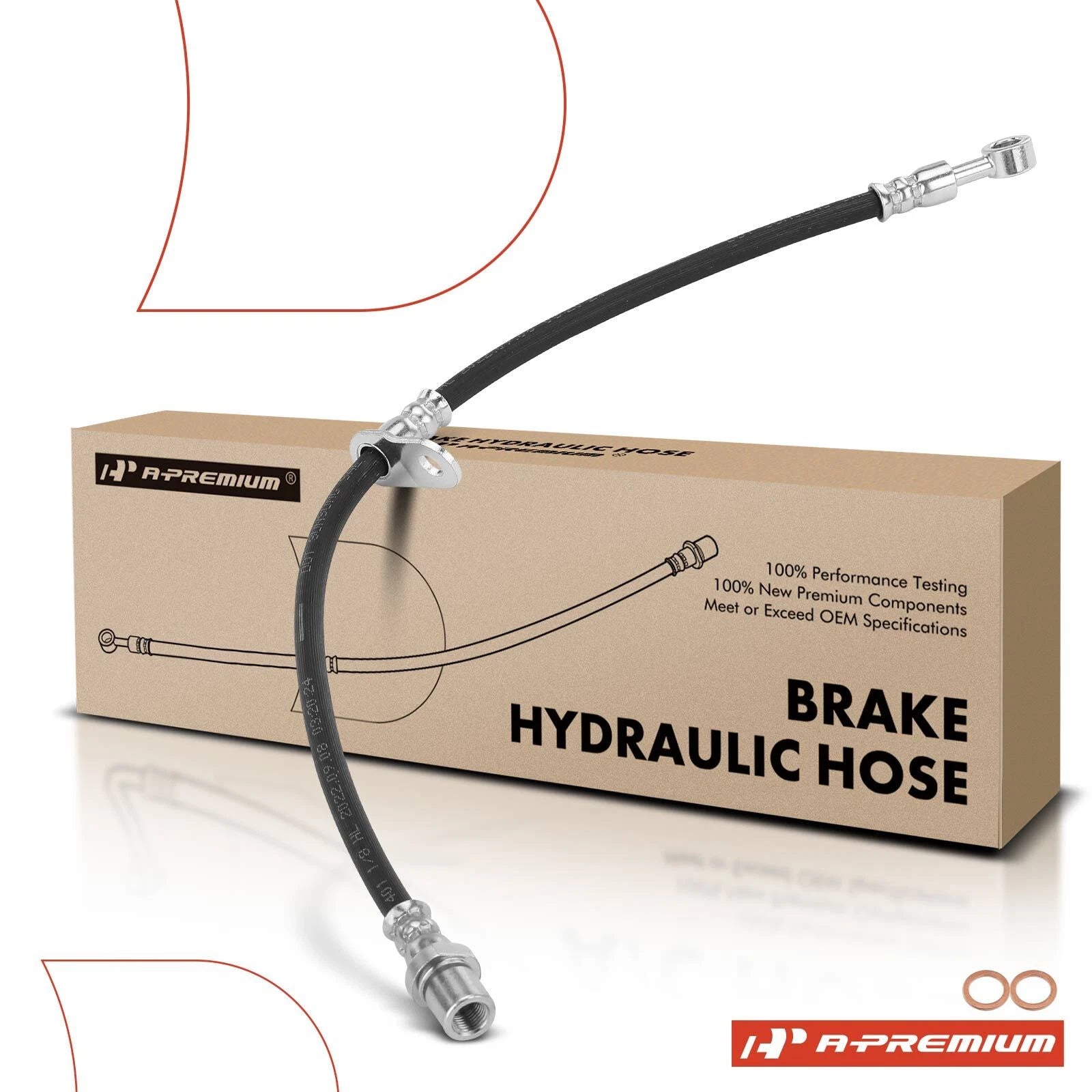 Rear Right Brake Hydraulic Hose for Subaru Impreza (2013–2014)