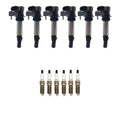 Set of 6 Ignition Coils & Spark Plugs for Chevrolet Traverse (2009–2017)