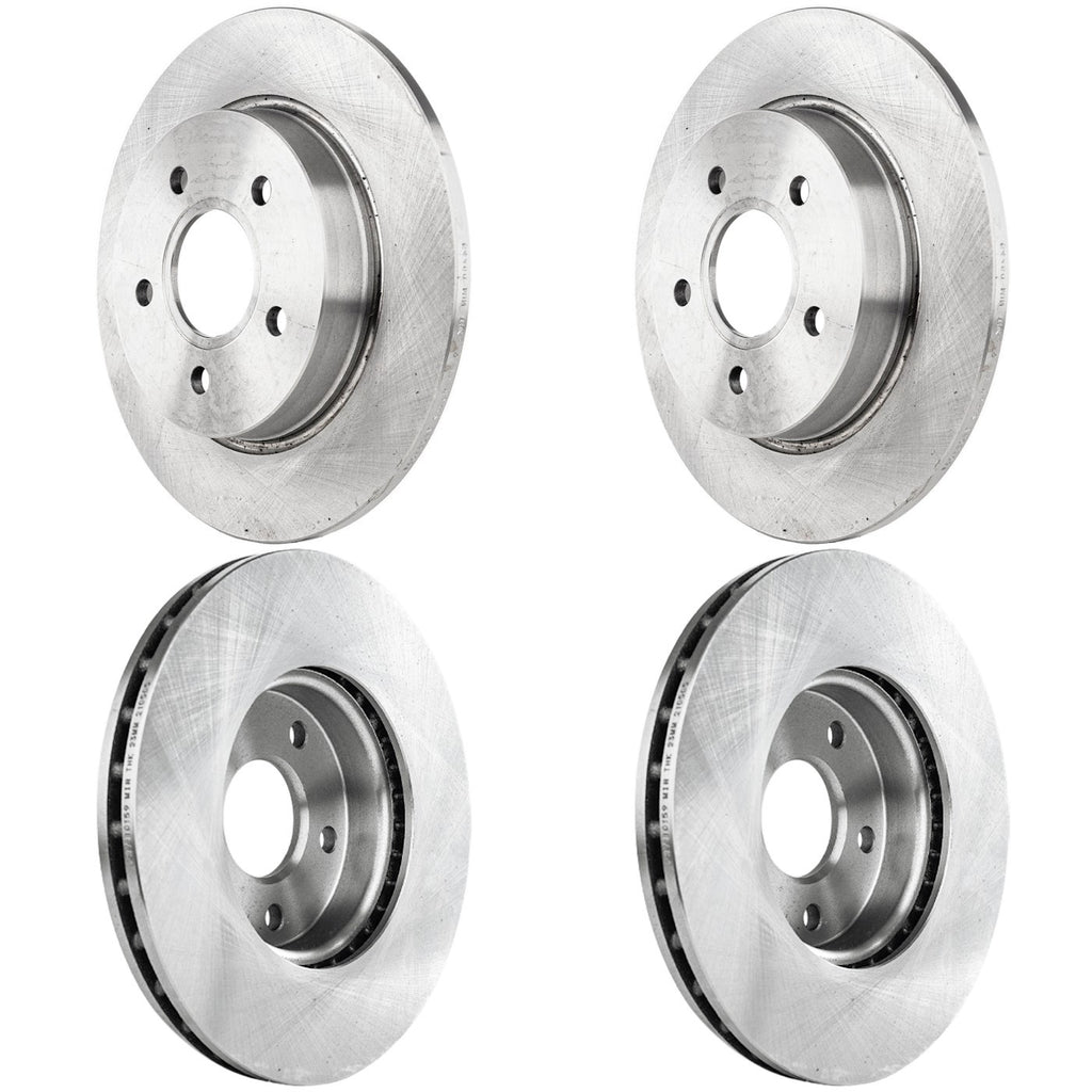 Front & Rear Brake Disc Rotors for Ford Focus (2012–2018)