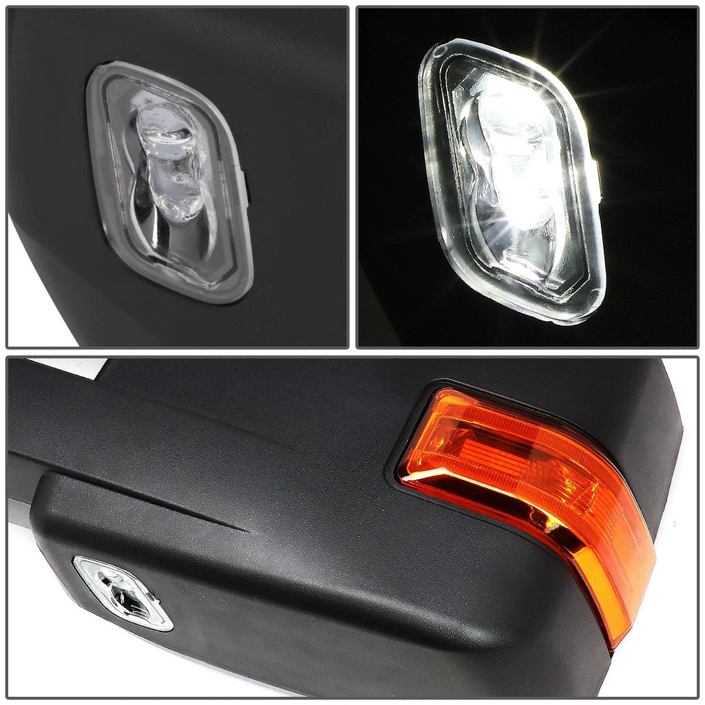 Powered Heated LED Turn Signal Puddle Towing Mirror for Ford F150 (2004–2014)