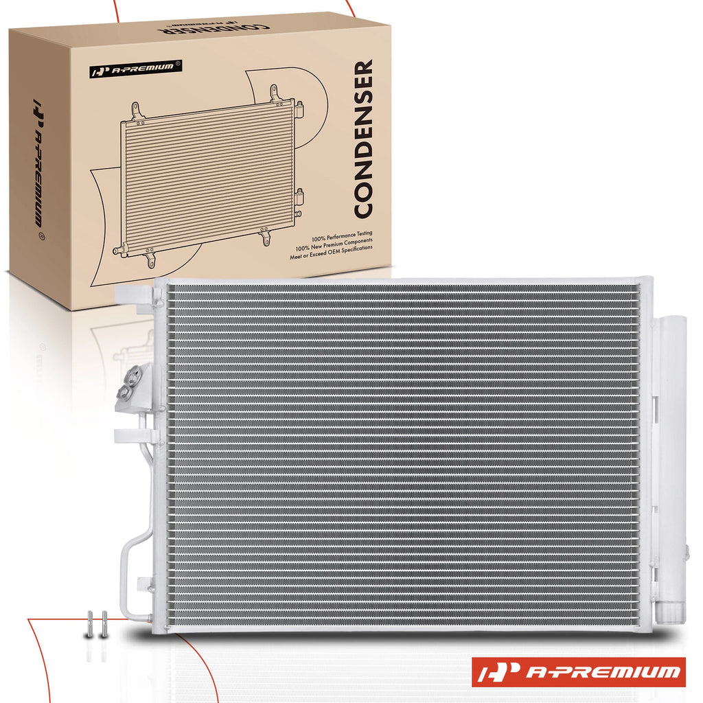 A/C Condenser with Bracket & Receiver Drier for Kia Sportage (2017–2019)