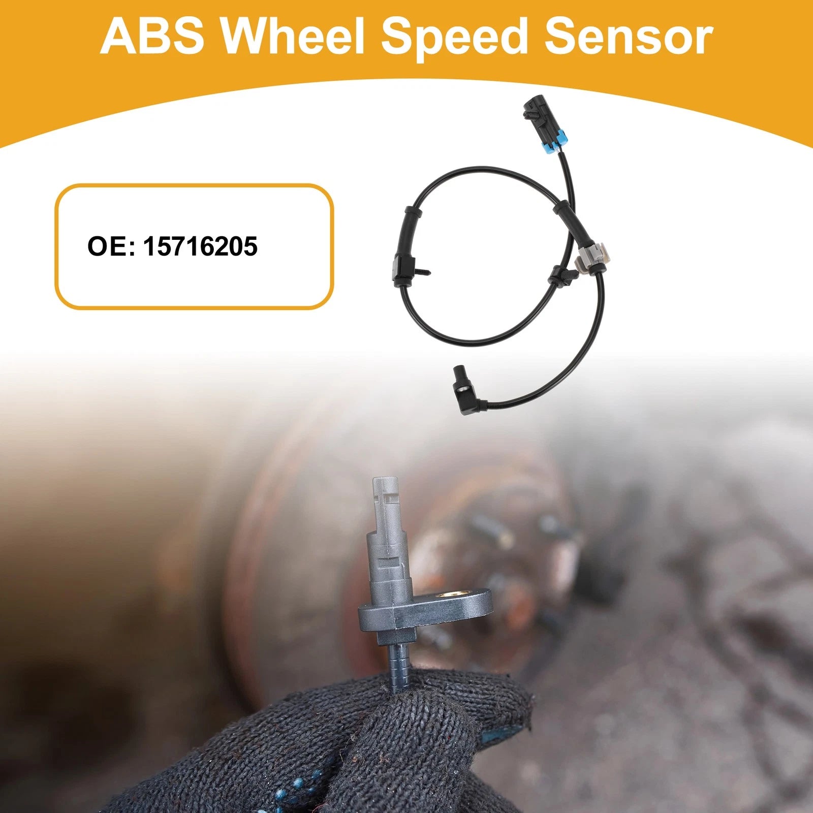 ABS Wheel Speed Sensor No. 15716205 for Chevrolet Silverado 