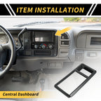 Carbon Fiber Pattern Dashboard Meter Frame Cover for Ford Maverick (2022–2024)