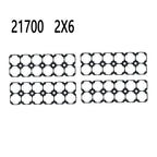 Set of 4 Battery Holders for 21700 (Plastic Frame)