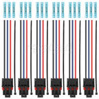6PCS Pulse Power Plug Pigtail Connectors for Polaris General 1000 Ranger 1000 XP