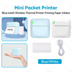 Wireless Photo Printer for Mini Printer (Bluetooth, Portable)