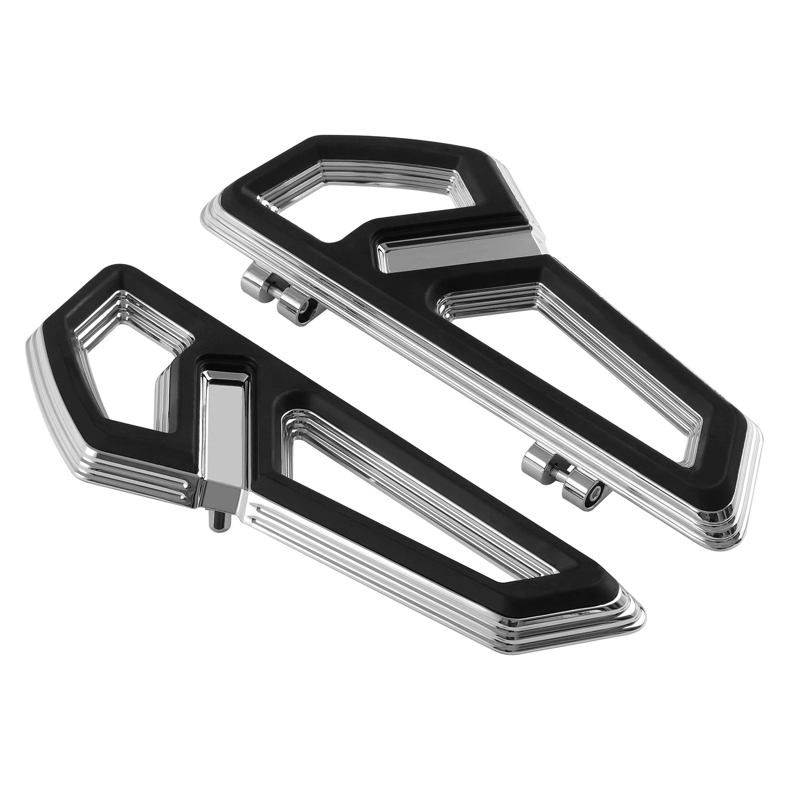 Chrome Driver Floorboards Footboard Mount Bracket for Harley Touring (2014–2024)