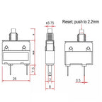 Protection Switch for Household Appliances (Manual Reset, Leakage Current ≤0.5mA)