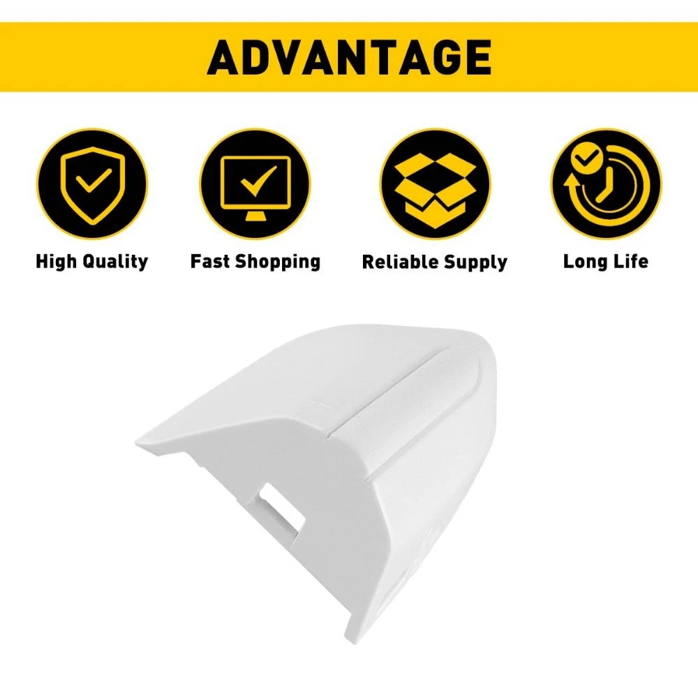 Front Left Door Handle Cover Key Cap Bezel Pearl White for Ford Fusion (2013–2020)
