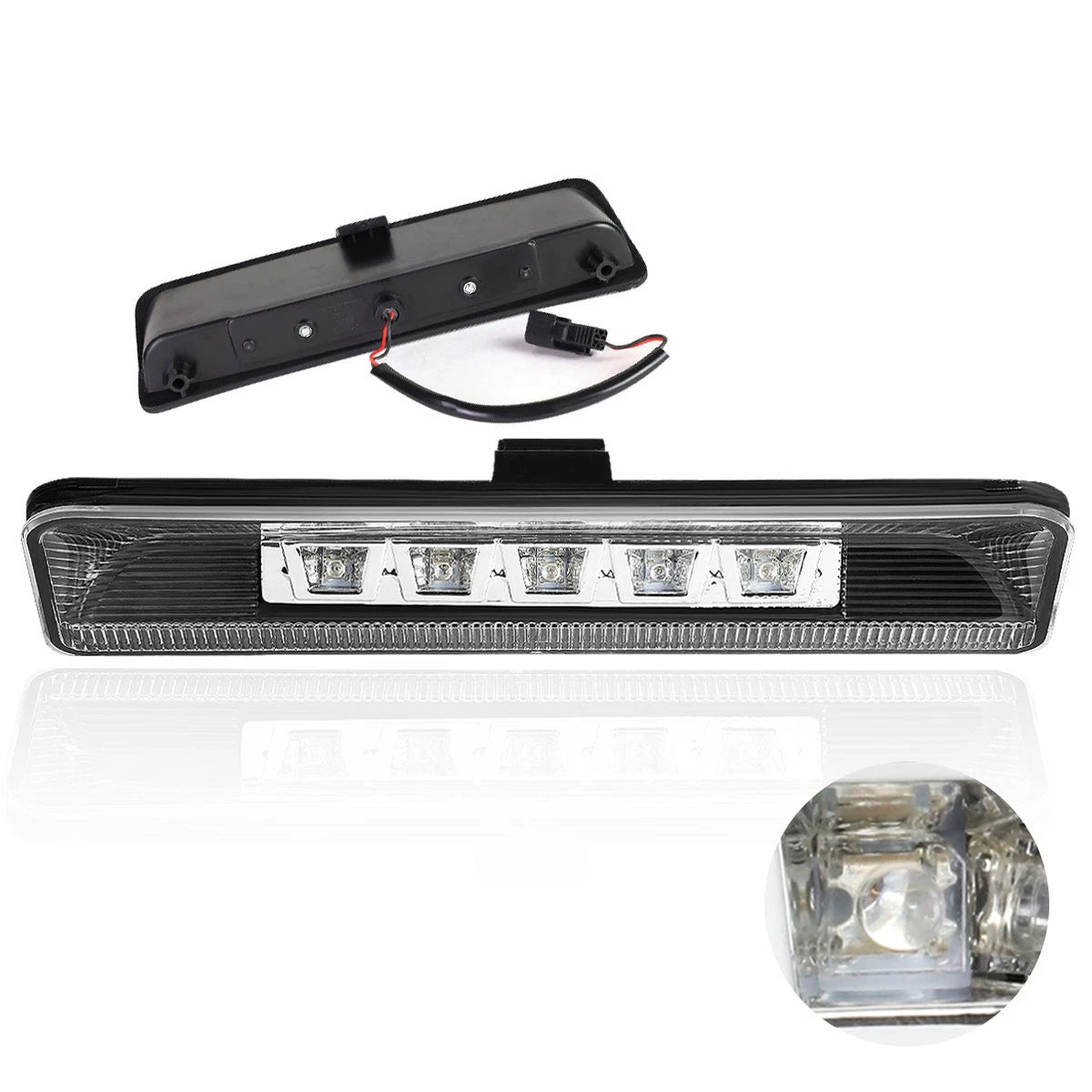 Full LED Third Tail Brake Light for Ford Explorer (2011–2015) - Chrome