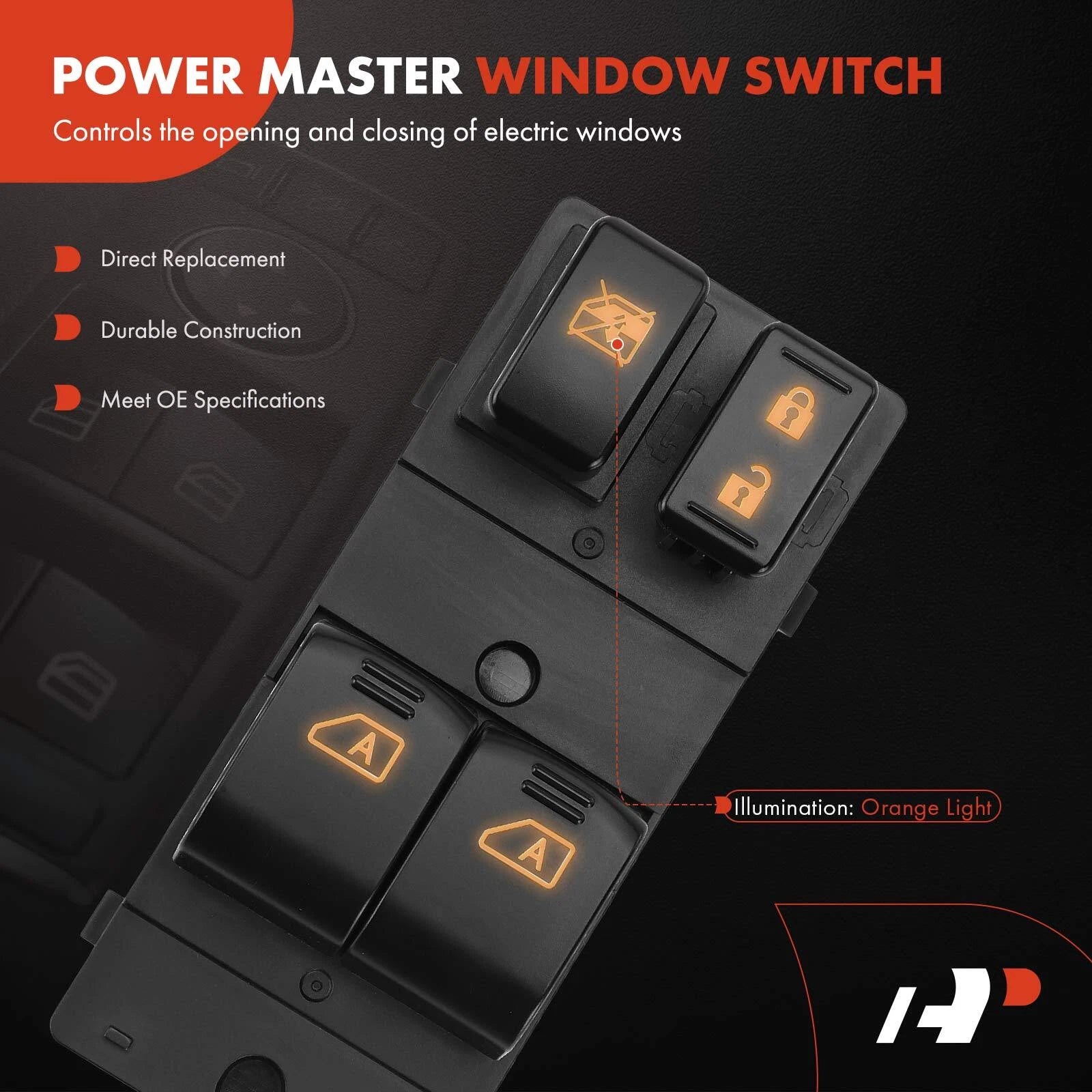 Front Left Power Window Switch for Nissan 370Z (2010-2019)