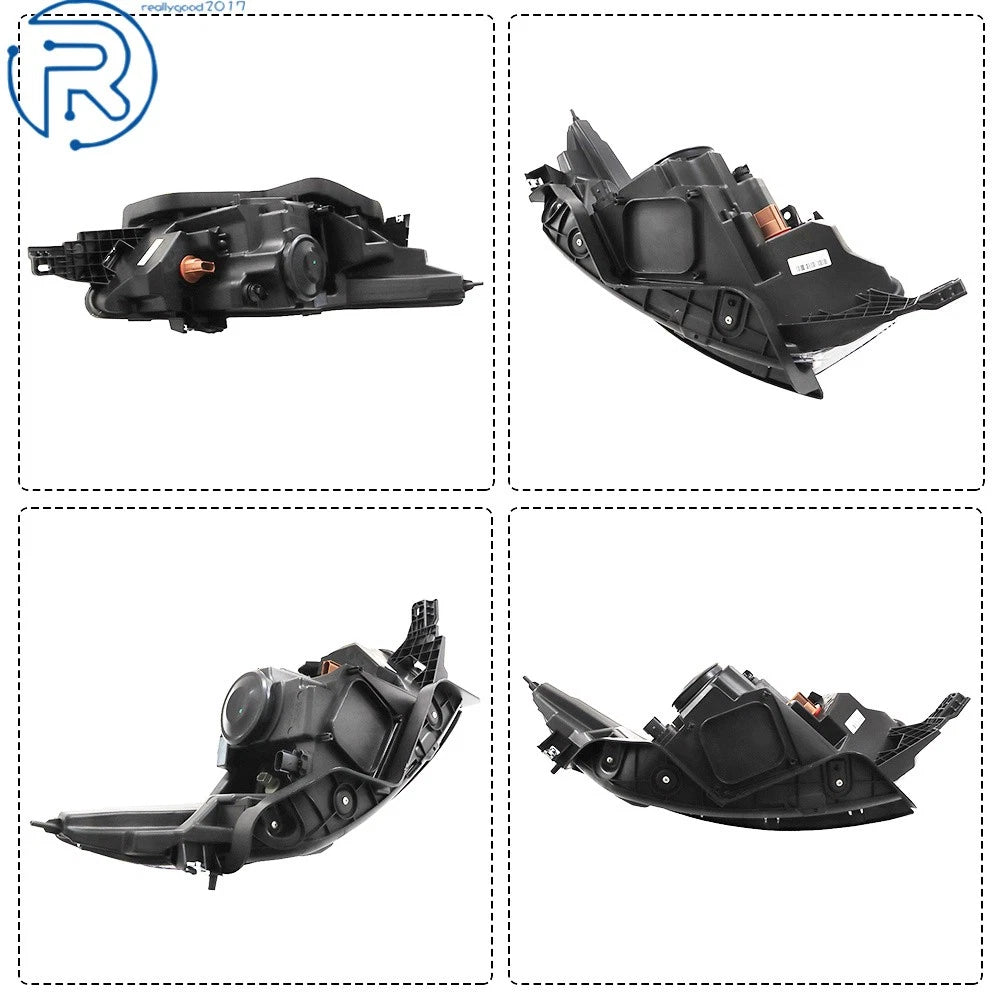 Black Halogen Projector Headlight Assembly for Ford Taurus (2016-2019)