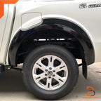 6" Glossy Black Fender Flares for Nissan Navara Ute (2021-2023)