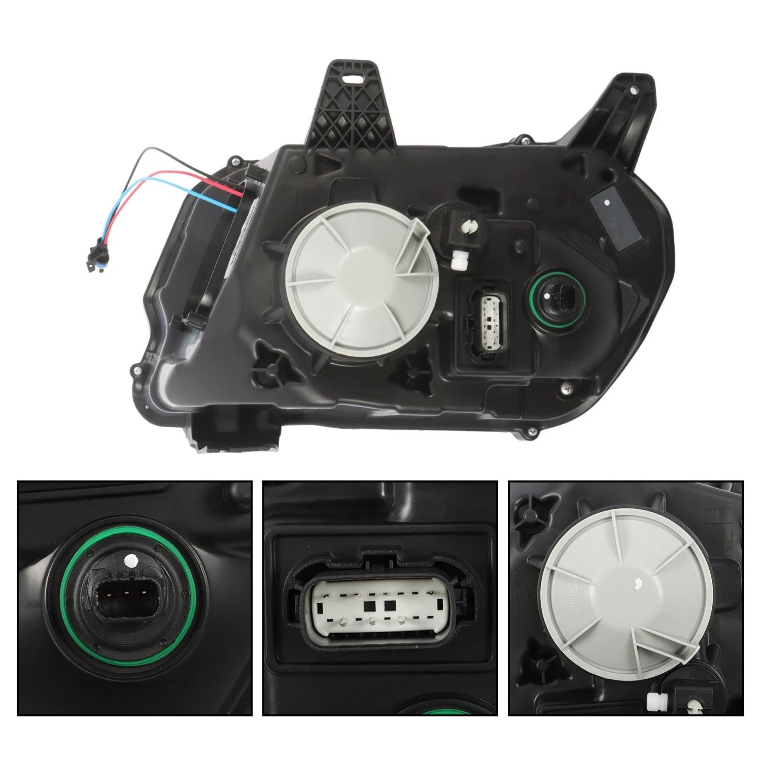 Left Side Headlight Assembly FO2518113 for Ford Mustang (2013–2014)