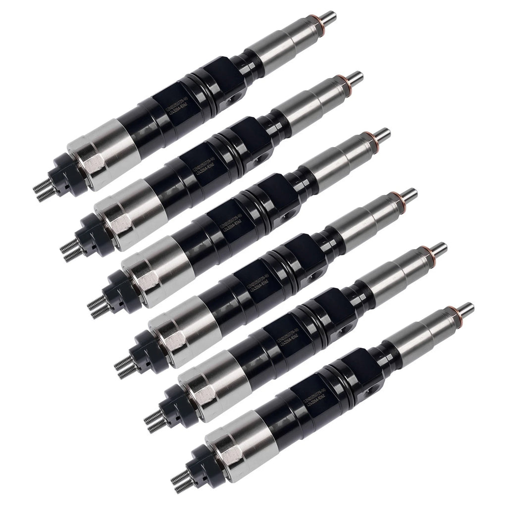 6X Fuel Injectors for John Deere 6068 4045 (Excavator E210LC E240LC)