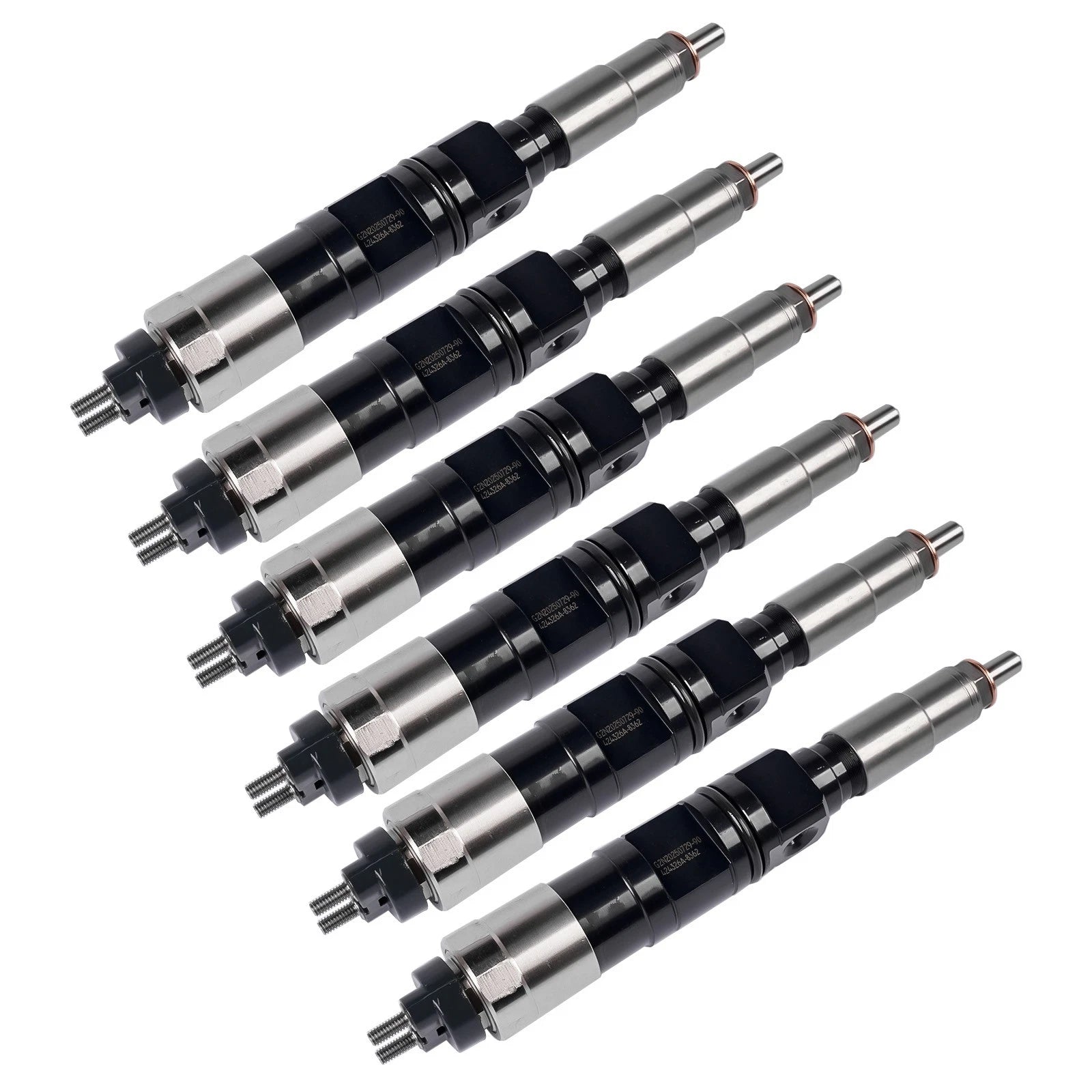 6X Fuel Injectors for John Deere 6068 4045 (Excavator E210LC E240LC)
