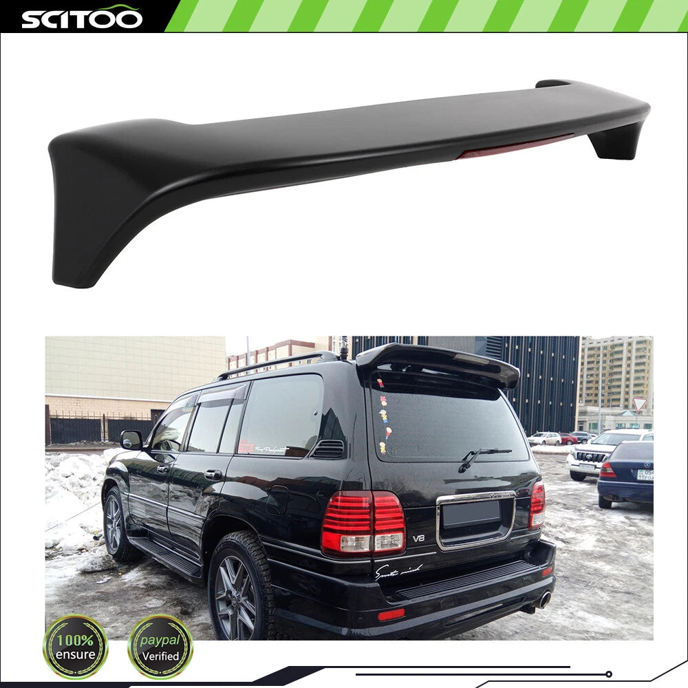 Rear Roof Spoiler w/ LED Brake Light for Lexus LX470 (1998–2007)
