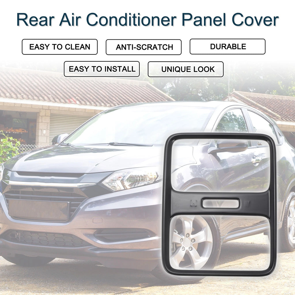 Rear Air Conditioner Panel Cover for Honda Vezel (2014–2021) Black