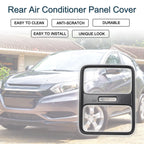 Rear Air Conditioner Panel Cover for Honda Vezel (2014–2021) Black