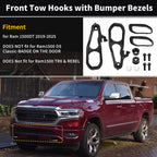 Front Tow Hooks for Dodge Ram 1500 DT (2019–2024) No. 82215268AB/68272945AB