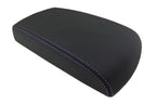 Leather Console Lid Armrest Cover for Chevrolet Impala (2006–2019) Purple Stitch