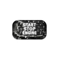 Carbon Engine Start Stop Button Sticker for Volvo V40 V60 S60 S80 XC60