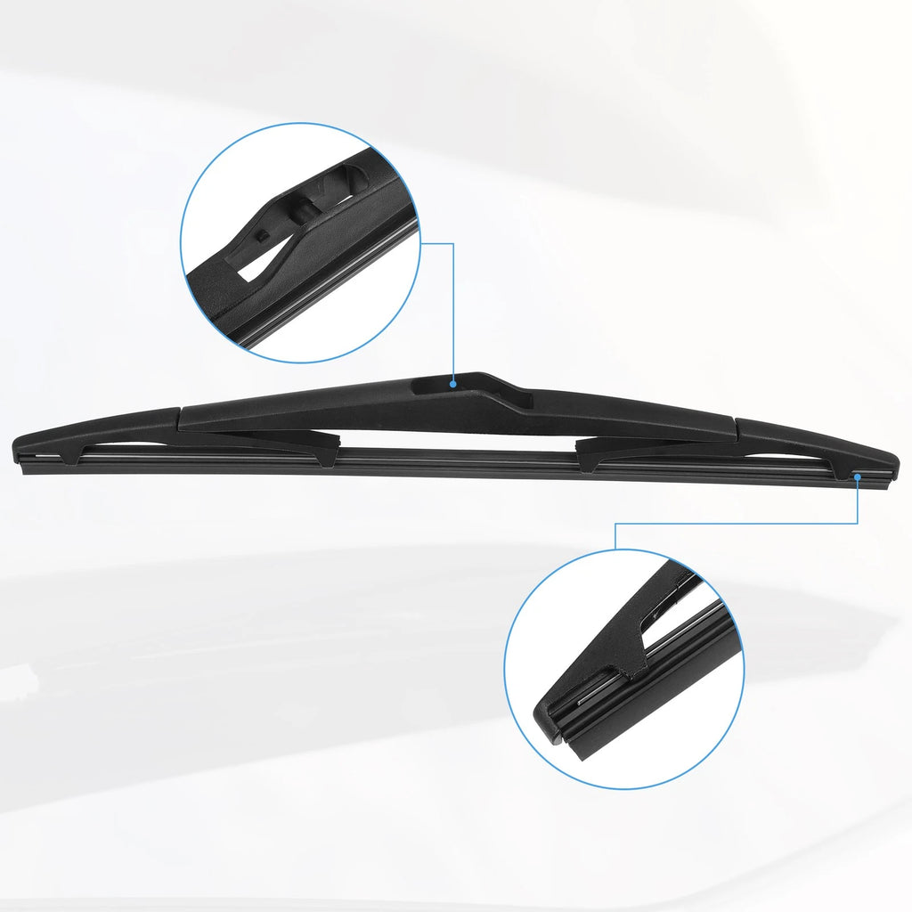 1 Pair 12" Rear Windshield Wiper Blades for Kia Hyundai 