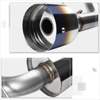 4.5" Burnt Tip Muffler Catback Exhaust for Ford Focus ZX3/ZC5 (2000–2004)