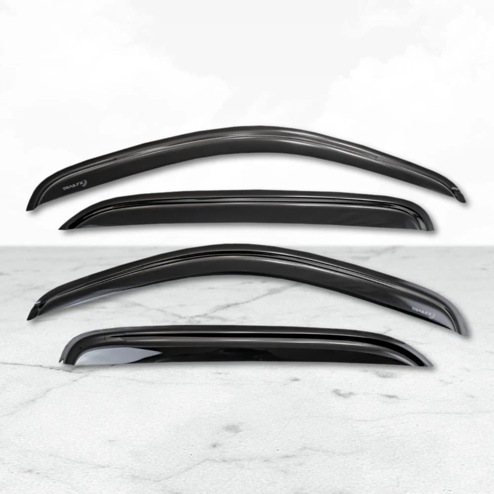 Set of 4 Tape-On Low-Profile Rainguard Deflectors for 2012-2018 Ford Focus
