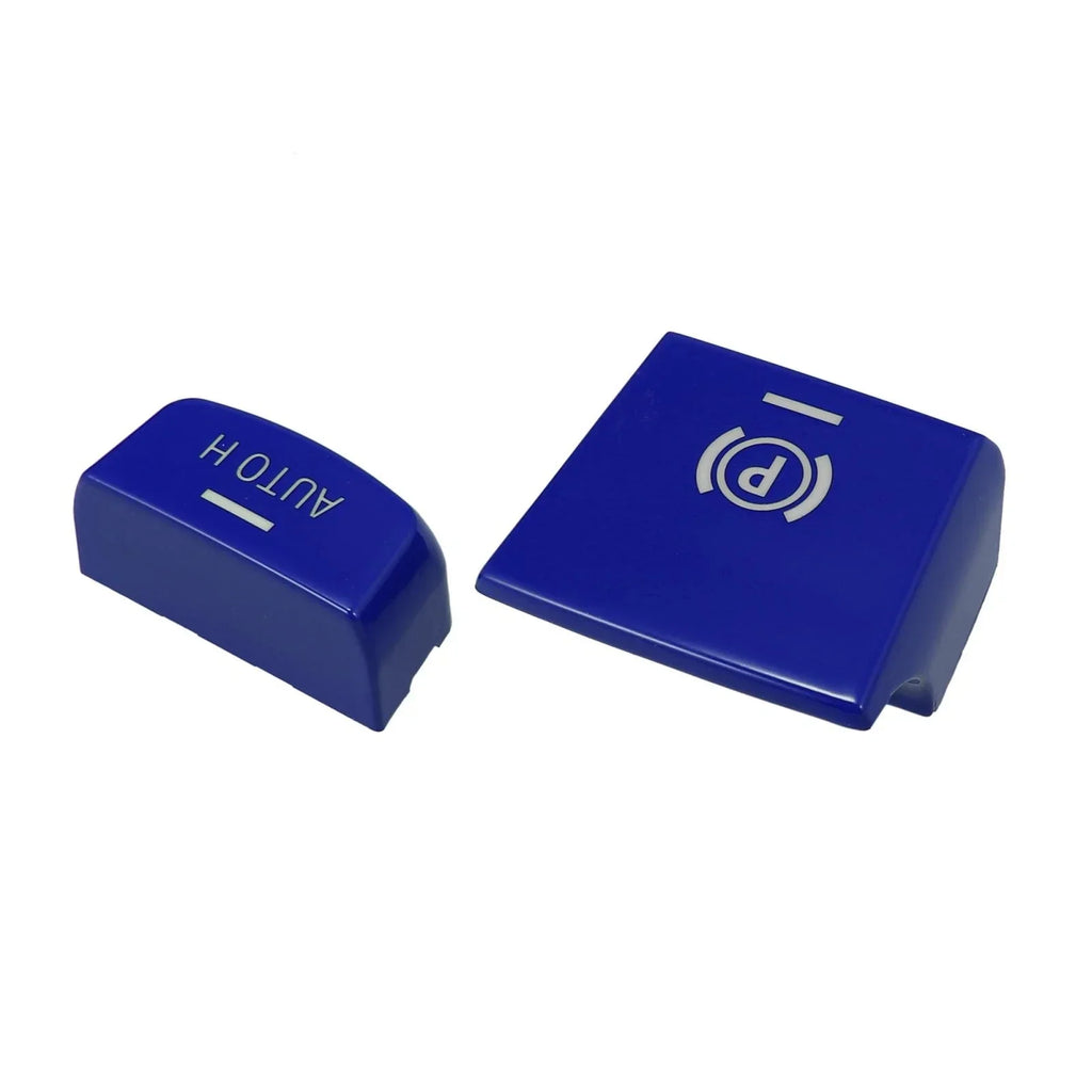 1 Set Auto H Button P Button Cover for BMW Blue