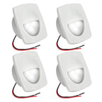 Set of 4 Companion Lights for - 2-1/4 Inch, Cool White LED, Black Housing