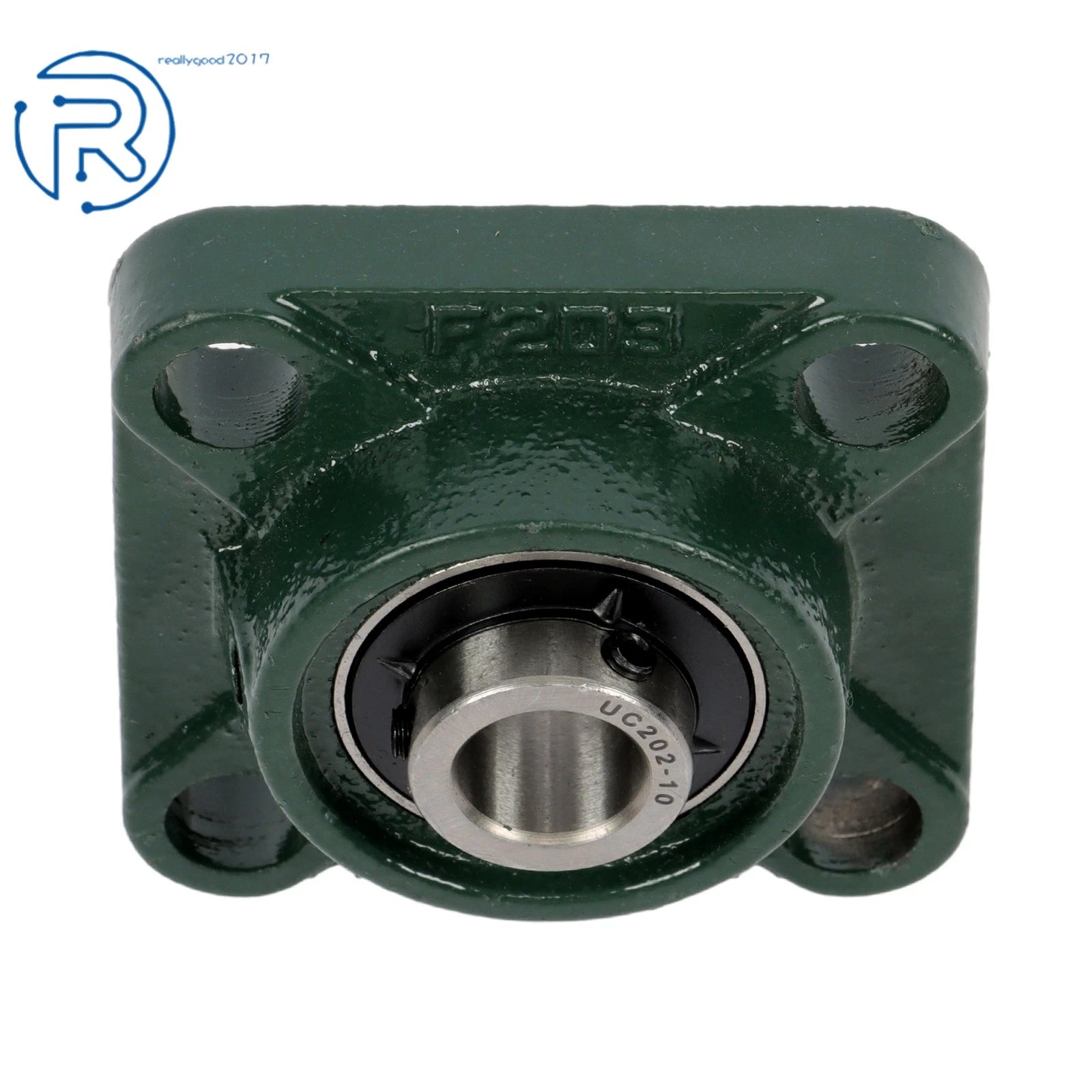 10 Pack UCF202-10 Flange Bearing for 4 Bolt Applications (5/8" Bore)