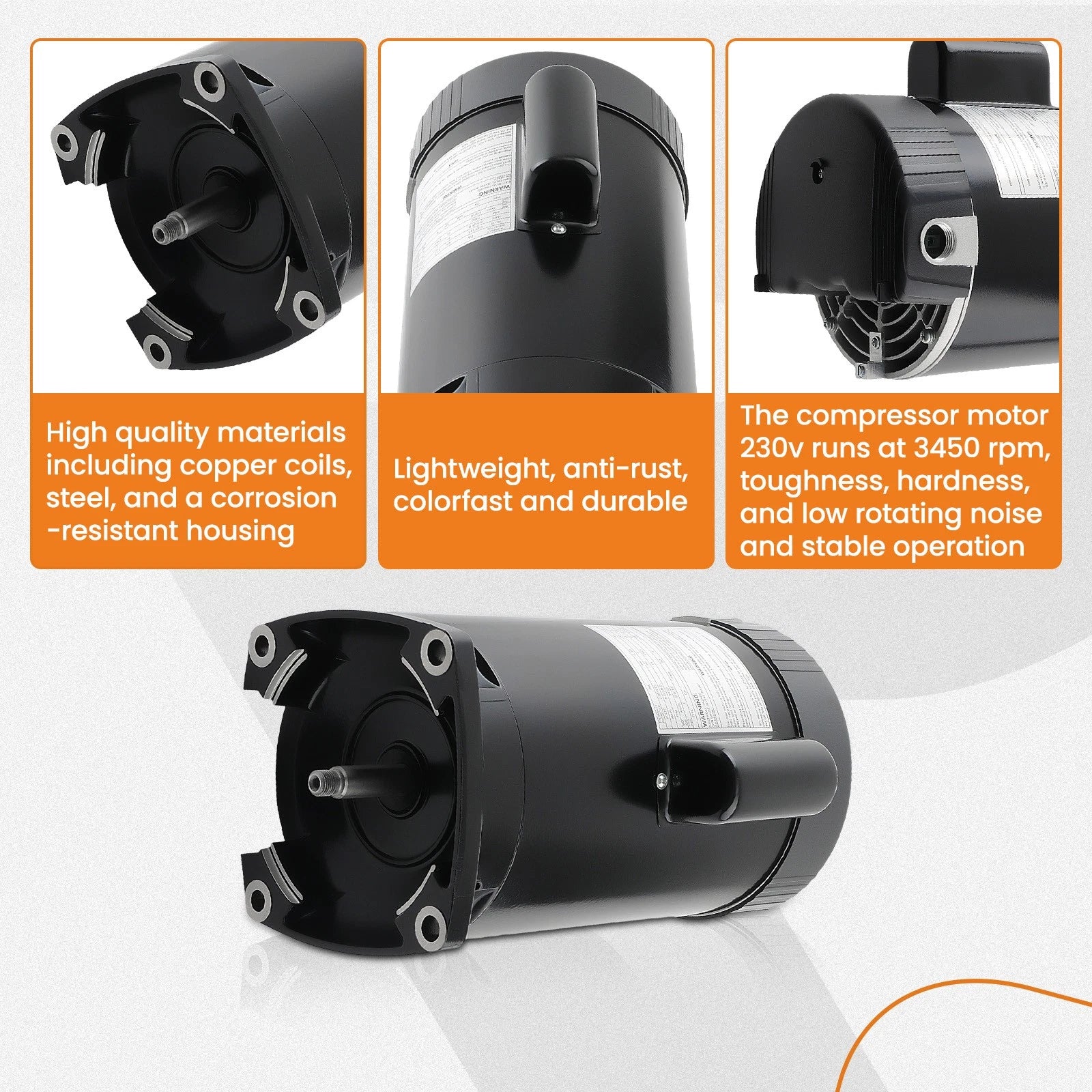 1.5HP Square Flange Pool Motor for Challenger Pool Pump (B2854V1)