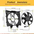 Cooling Radiator Fan Assembly for Can-Am Outlander Renegade Maverick 1000 (2015–2023)