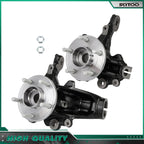 Pair Front Wheel Hub & Bearing Knuckle Assembly for Ford Focus (2012–2018)