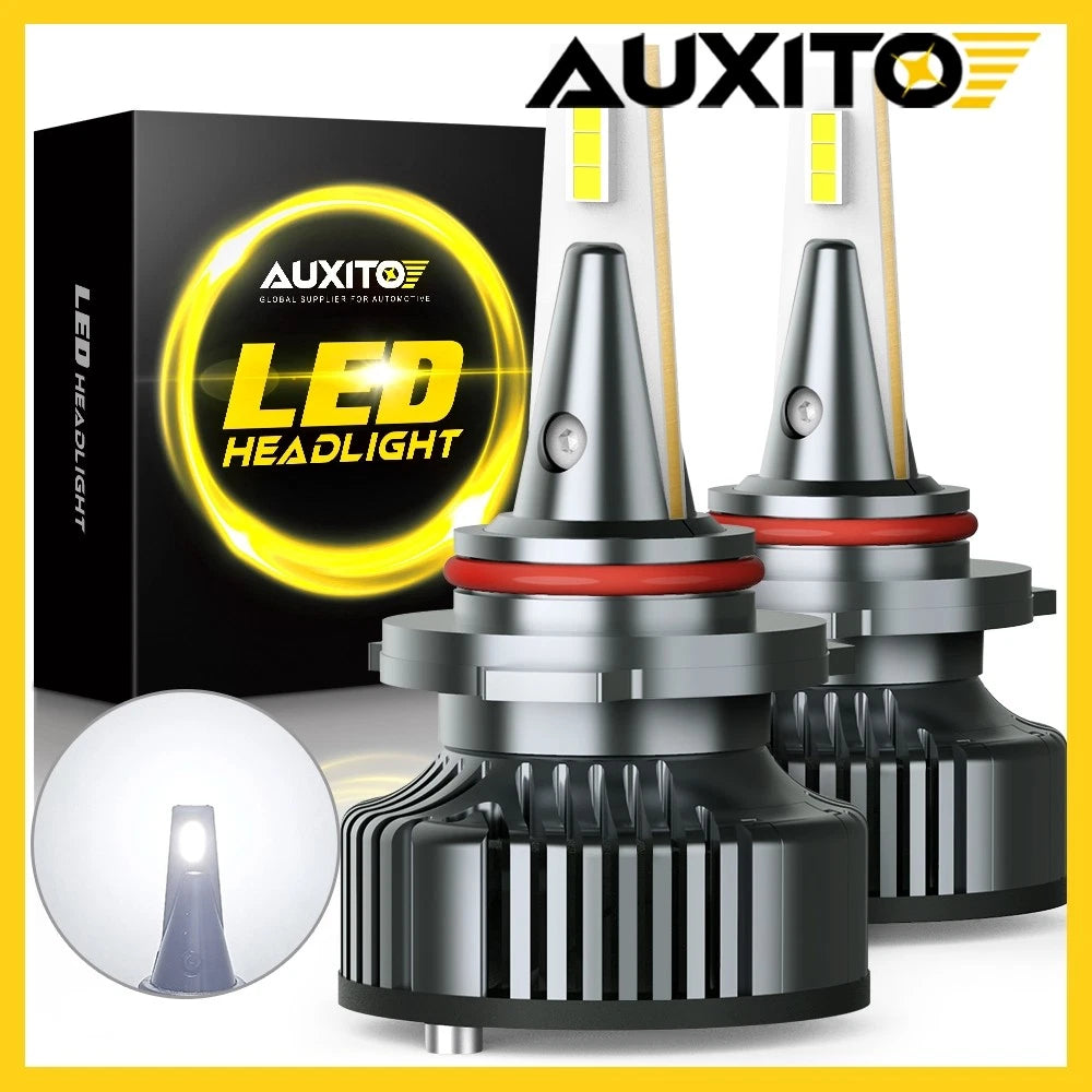 2X LED Headlight Lamps for Auto High Beam (9005 HB3)