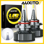 2X LED Headlight Lamps for Auto High Beam (9005 HB3)