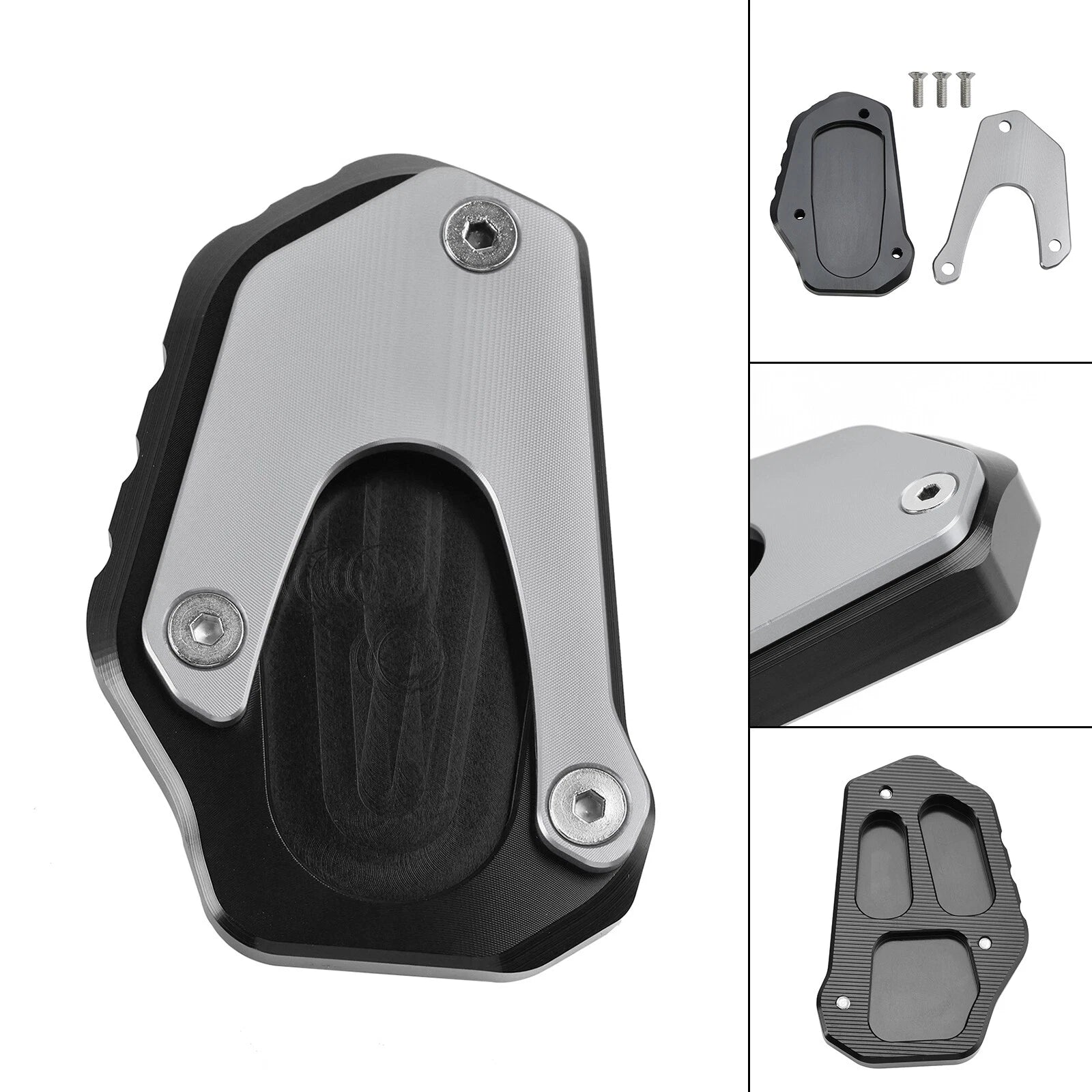 Kickstand Enlarger Plate Pad for Suzuki V-Strom DL1050XT (2020–2023)