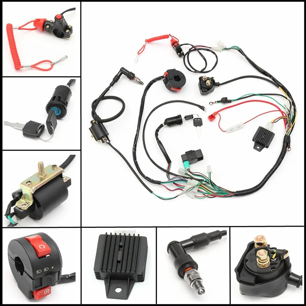 CDI Wire Harness Stator Assembly Wiring for Chinese ATV Quad Quad