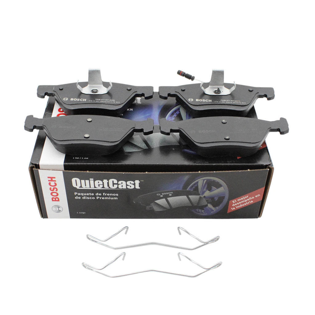 Set of 4 Bosch QuietCast Front Semi-Met Brake Pads for Chrysler Crossfire (2004–2008)