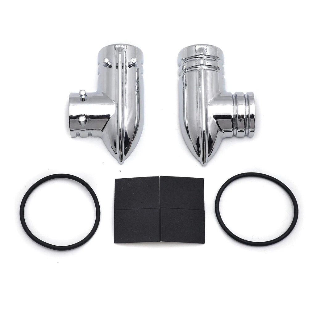 Chrome Fuel Line Fitting Cover for Harley FLHXS Street Glide Special (2007–2016)