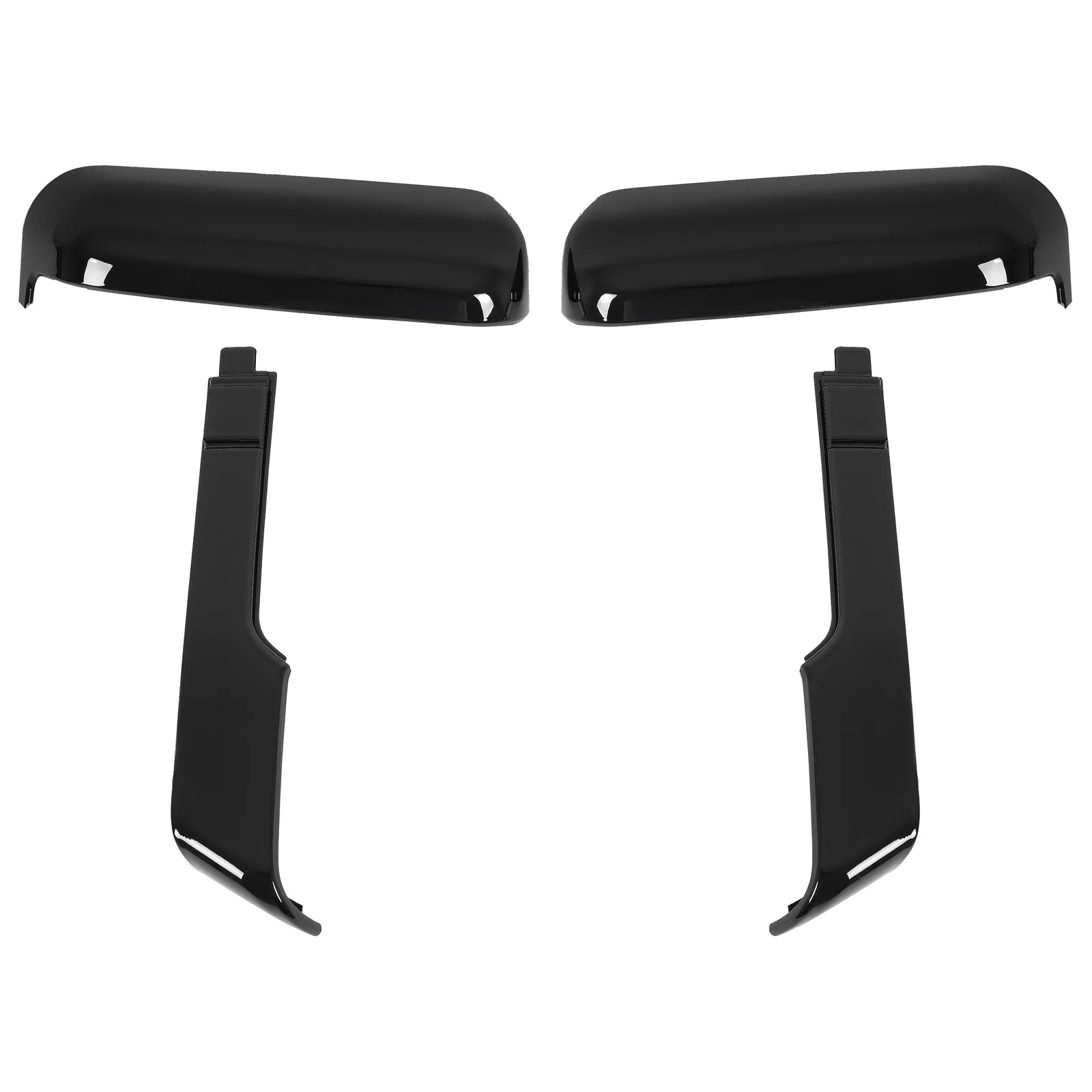 Set of 2 Side Mirror Cover Caps for Chevy Silverado GMC Sierra HD (2020–2023)