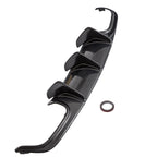 Carbon Fiber Big Shark Fin Bumper Diffuser for Mercedes Benz W204 C63 AMG 08-11